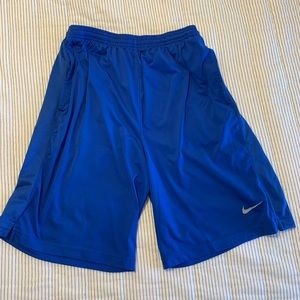 Men’s Medium Nike Blue Athletic Shorts